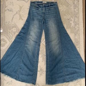 Free People Wide Leg Denim